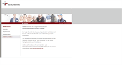 Desktop Screenshot of login.beruf-und-familie.de