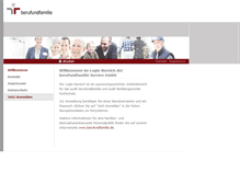 Tablet Screenshot of login.beruf-und-familie.de